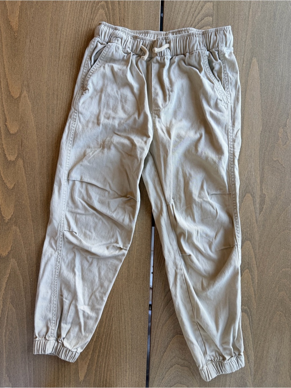 3/$15 H&M Khaki Jogger 100% Cotton Pants Size 6X Causal Preppy Old Money Style